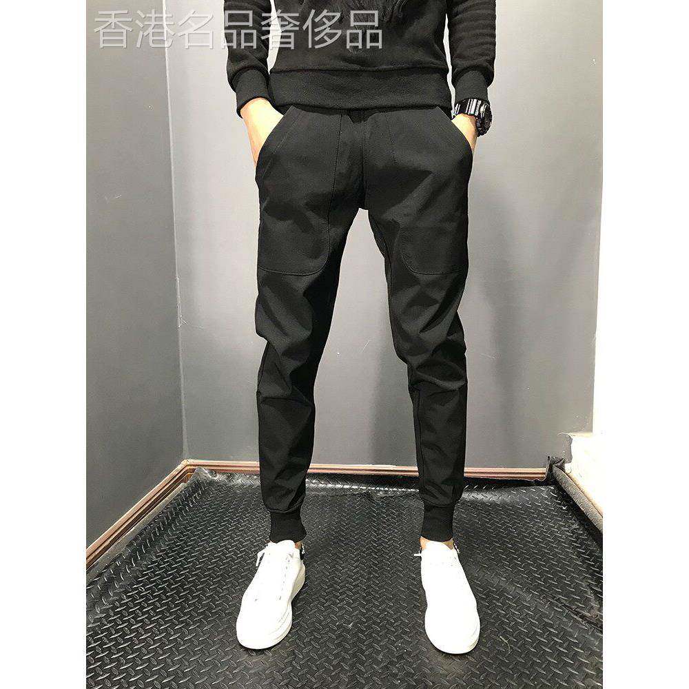 休闲裤男2026年春季新款韩版潮流小脚修身工装裤百搭束脚运动裤子