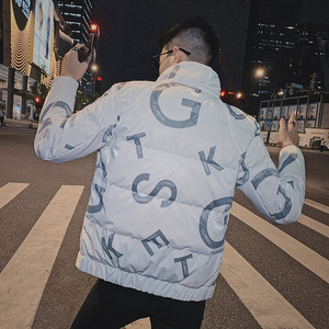 2022炸街款潮牌网红ins立领韩版男士休闲羽绒外套WY43/P135控175图片