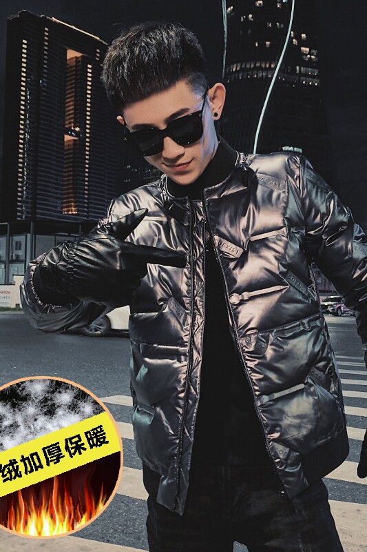 2026冬季潮流韩版字母压花加厚保暖痞帅男士羽绒服WY34/P140控168,男装羽绒服,电商A243