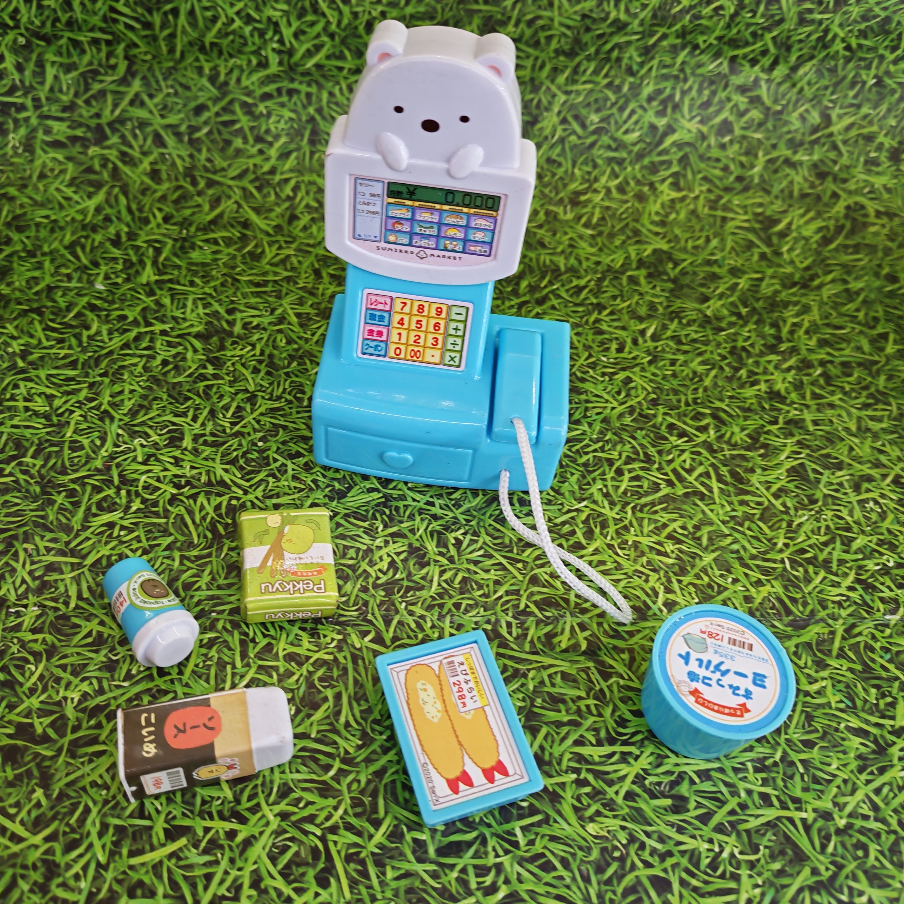 正版散货日版角落食玩收银机过家家场景玩具diy超市前台玩具模型