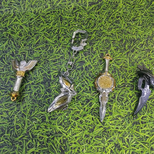 正版散货奥特曼神光棒召唤器合金钥匙扣迪迦赛罗高级感男孩挂件