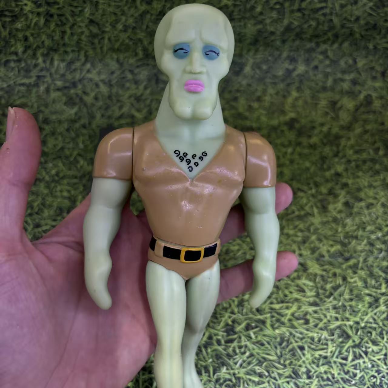 正版散货海绵宝宝SpongeBob 章鱼哥 桌面手办摆件 公仔模型玩具