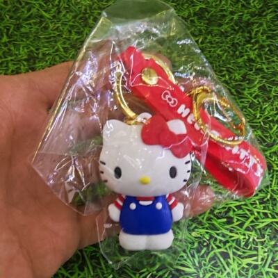 日本三丽鸥50周年限定款立体钥匙扣HelloKitty钥匙圈挂件饰包礼物