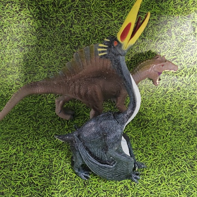 recur软恐龙霸王龙暴龙风神翼龙自然博物馆恐龙动物模型儿童礼物