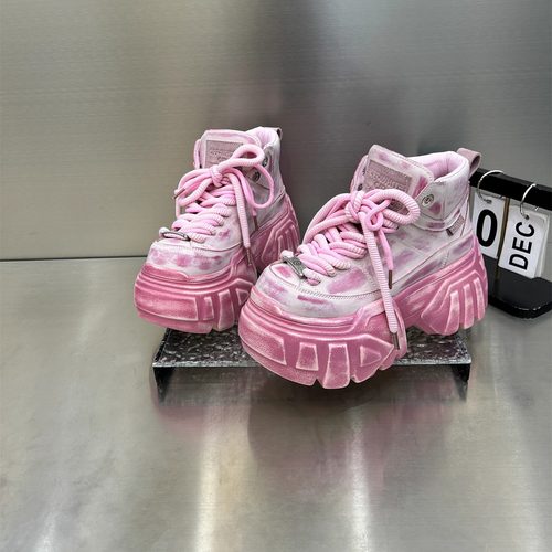 国潮风老爹鞋2026新款春季松糕鞋