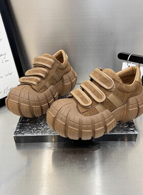 今年流行爆款老爹鞋女轮胎厚底鞋2025新款秋季小个子增高运动女鞋