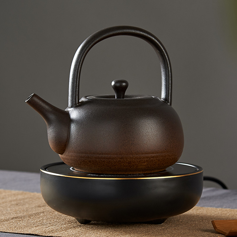 紫砂耐热泡茶黑白电陶炉