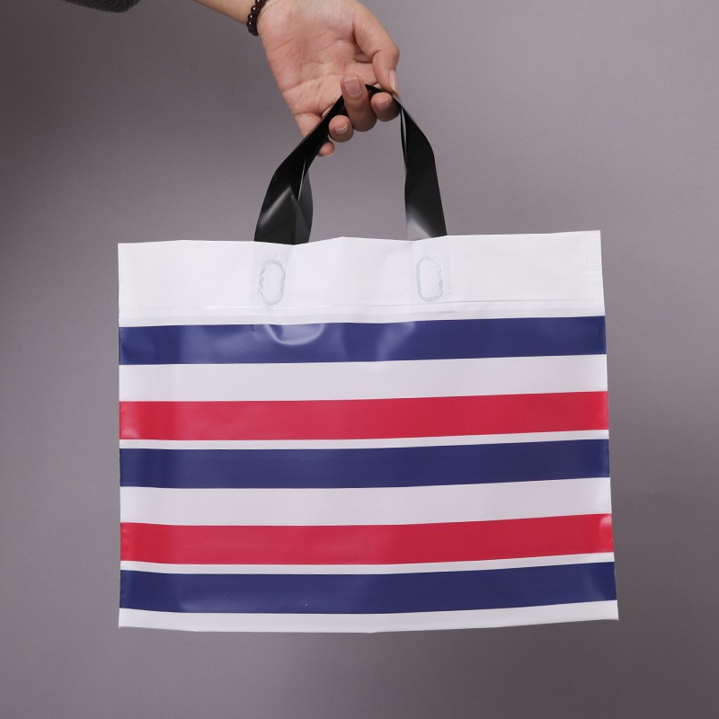 磨砂塑料手提袋礼品袋服装店包装袋购物袋衣服收纳袋服饰专用袋子