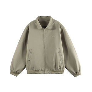 自然与物FORN3 2025秋季新款美式复古翻领刺绣棉服宽松休闲百搭