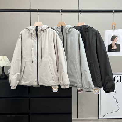 蚕丝羊毛石墨烯保暖棉服外套冬新