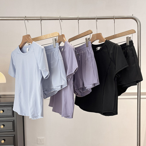 网孔透气运动跑步健身瑜伽套装女