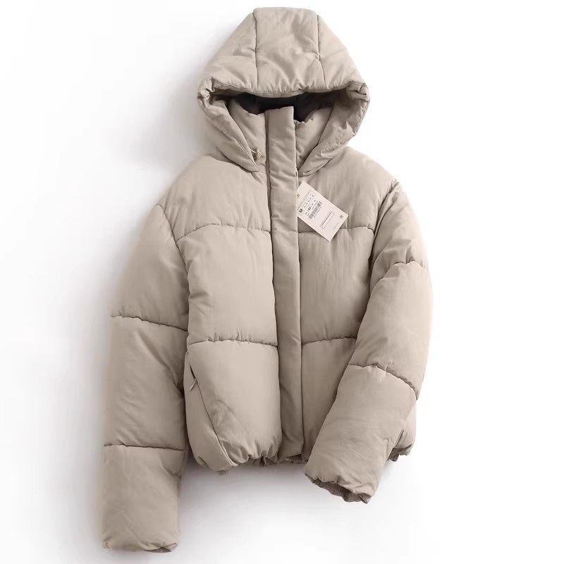 西班牙单~蓬松加厚保暖连帽短款休闲棉衣棉服夹克外套女冬装新品,女装/女士精品,棉衣/棉服,淘宝优惠券,粉丝福利购,淘宝优惠卷