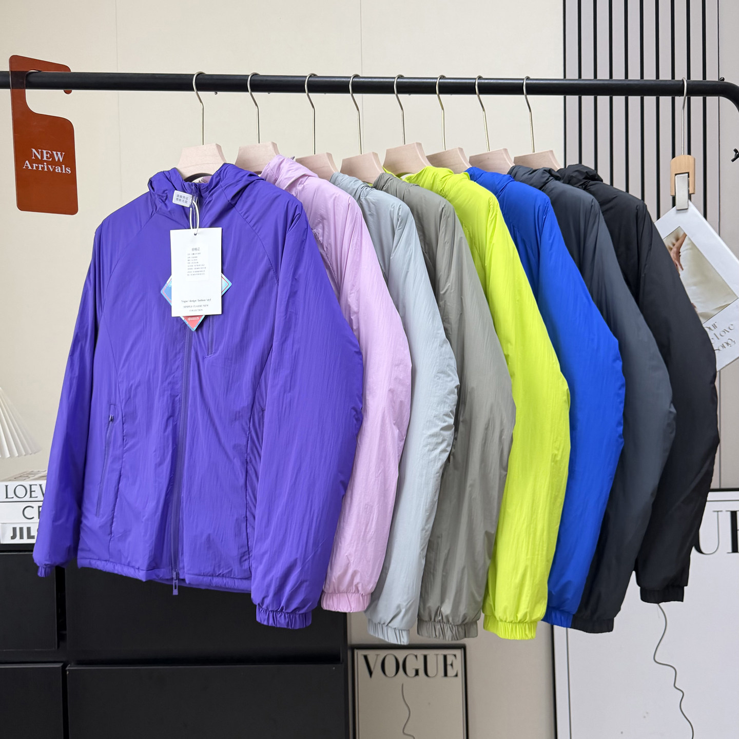 防风防泼水轻量化保暖连帽棉服冬
