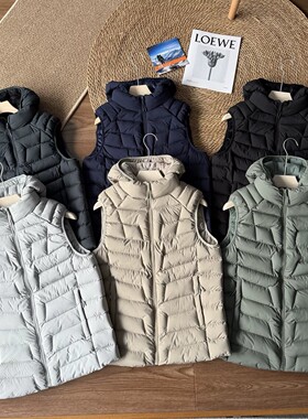 保暖羽绒棉排骨型棉服马甲外套