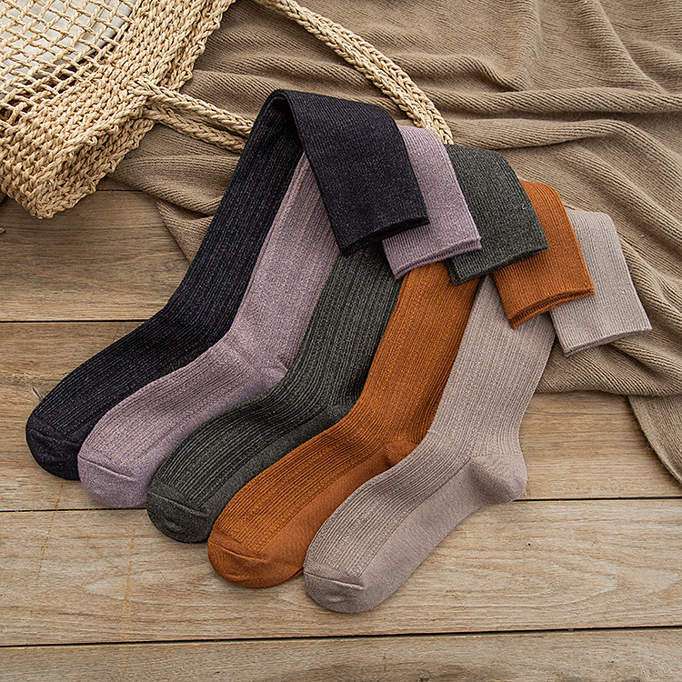 wimigirls小腿袜女式棉