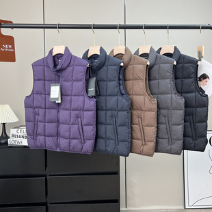 日单U 冬新户外防风保暖绗缝立领空气棉服背心马甲外套 那女情侣款