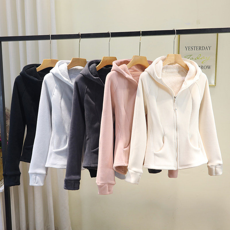 LU系同款！小火炉蓄热锁温收腰显瘦连帽奥粒绒防风拉链卫衣外套女,女装/女士精品,短外套,淘宝优惠券,粉丝福利购,淘宝优惠卷