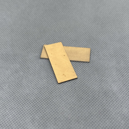 PZT5镀金传感器 压电陶瓷片压电剪切片 压电剪切片 剪切D15模式