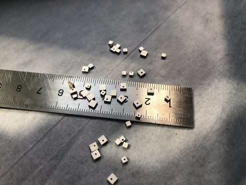 PZT5压电陶瓷片方形 超声波传感器换能器 拾音器 流量计定制