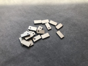 PZT5压电陶瓷片方形 超声波传感器换能器晶片实验 超薄 高频 定制