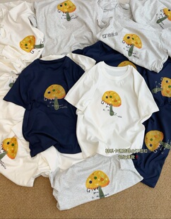 四季青韩系系列款卡通印花短袖T恤女春夏新款宽松显瘦百搭上衣