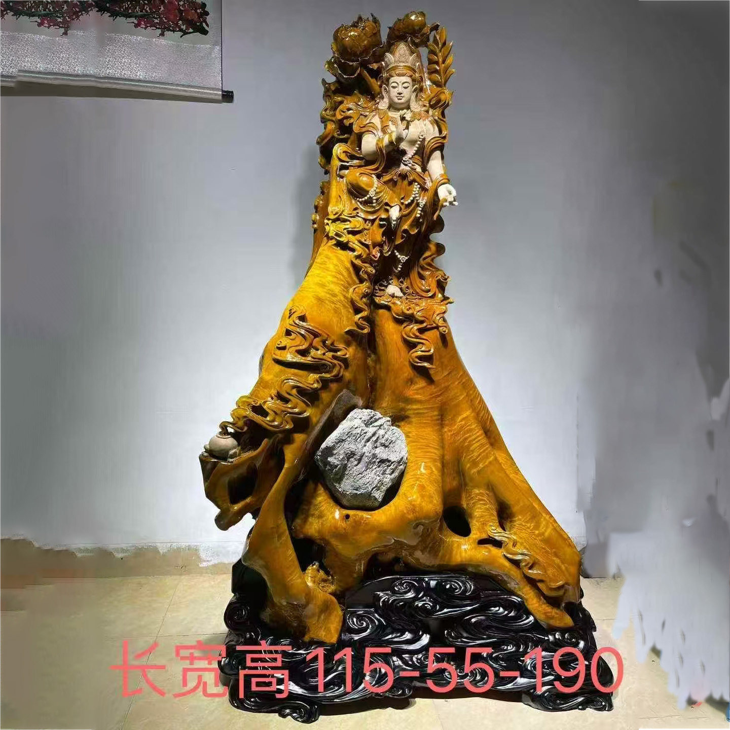 金丝楠木雕小叶桢楠大型龙柱龙摆件乌木动物工艺品人物阴沉木根雕