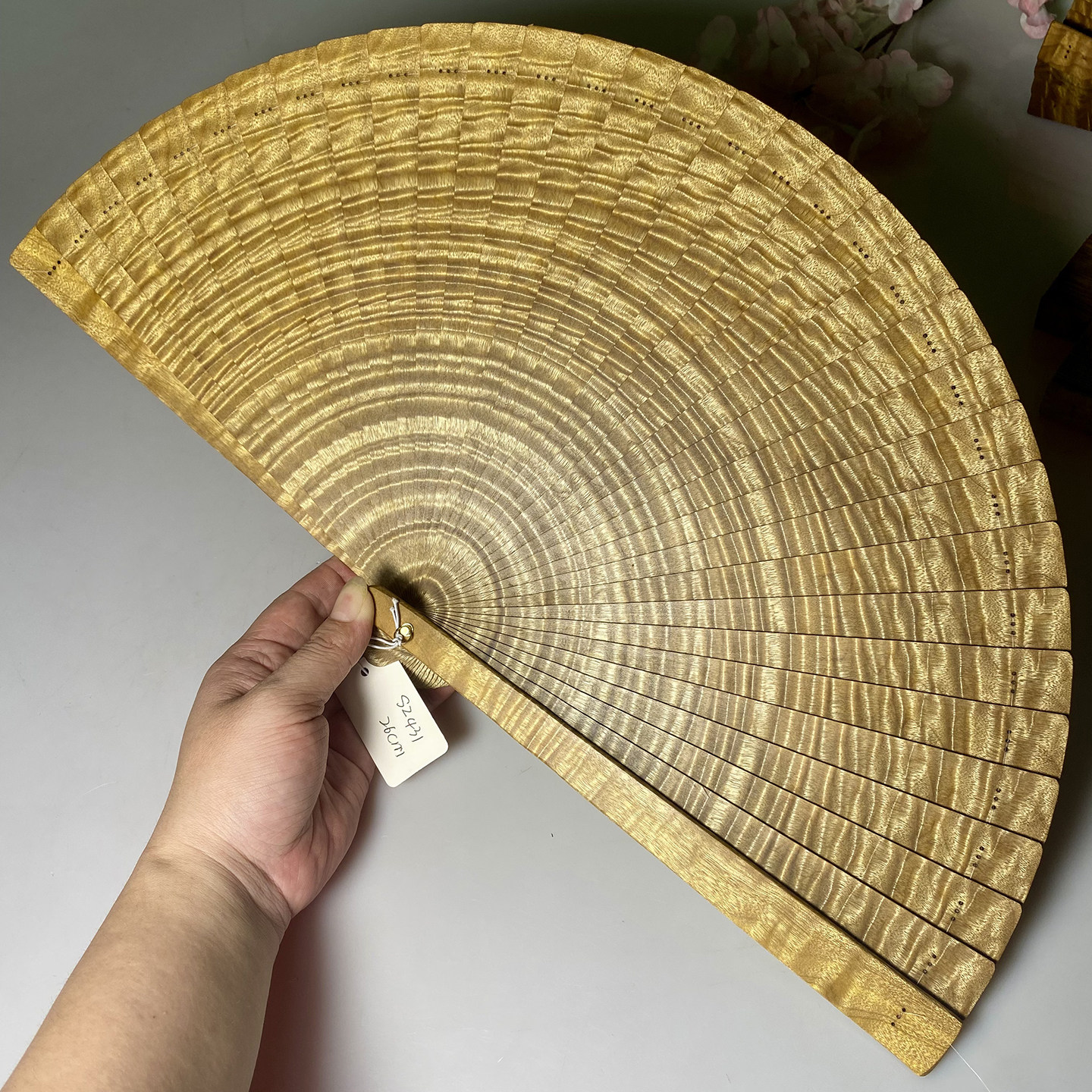 金丝楠木故宫手工全实木折扇