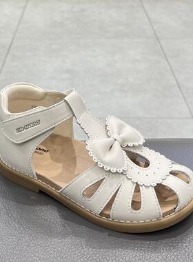 江博士专柜正品2024夏女孩包脚超轻公主可调节全接触凉鞋S1001050