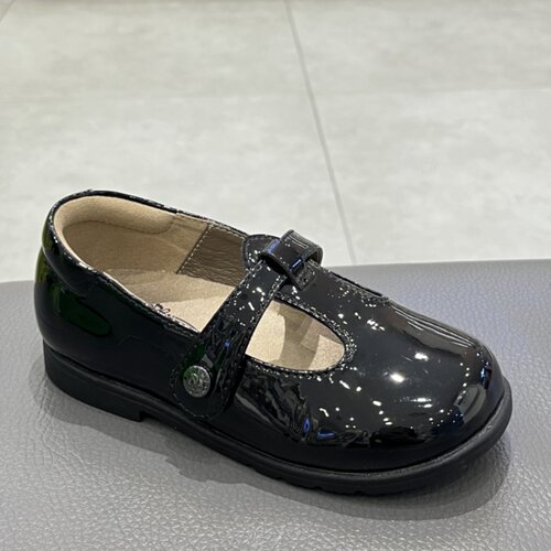 江博士2024秋女童二阶段学生舒适防滑礼仪小皮鞋B1500911