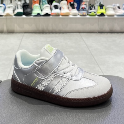 江博士专柜正品2025秋新款女童二段透气学步运动鞋1B16A3004CW