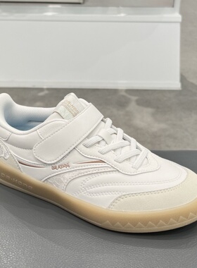 江博士专柜正品2025年春秋新款女童透气防滑学步板鞋1C10A3030AW