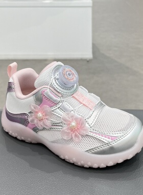 江博士专柜正品26春新款四季女童二段透气学步运动鞋1B16B1054BW