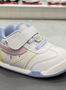 江博士2025新春款男女宝宝一段软底透气步前运动鞋1B13A1020BW