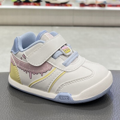 江博士2025新春款男女宝宝一段软底透气步前运动鞋1B13A1020BW