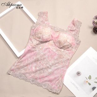 爱比娜无钢圈女士吊带背心胸罩薄款网纱睡眠文胸女TMA54-2