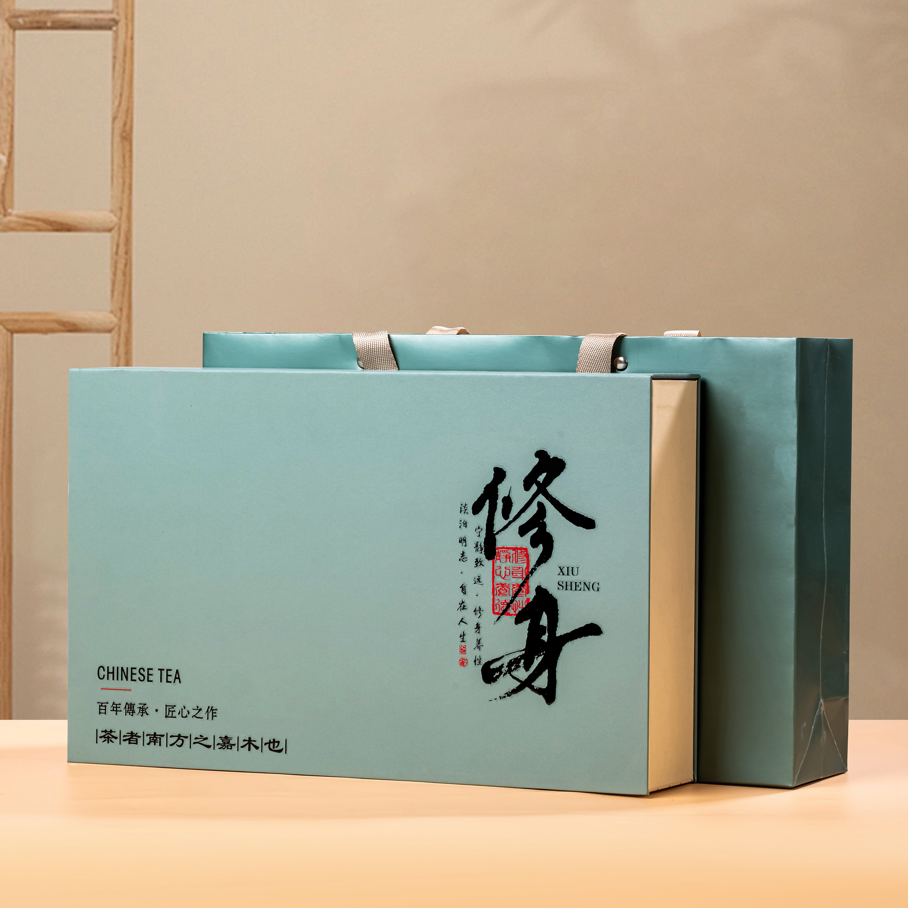高档武夷岩茶通用摆泡半斤空礼盒UV定制大红袍老枞水仙正岩肉桂