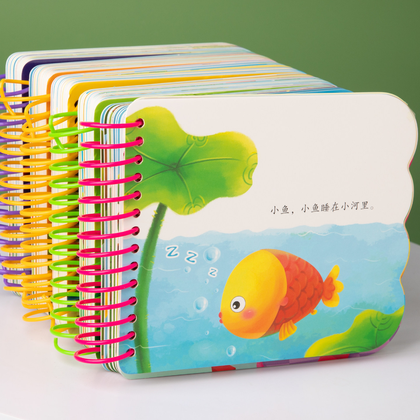 阳光宝贝宝宝学说话正版撕不烂绿色印刷儿童绘本故事书0-1-2-3-4岁婴幼儿早教启蒙认知卡片书籍幼儿园小班读物图画书儿歌童谣童话