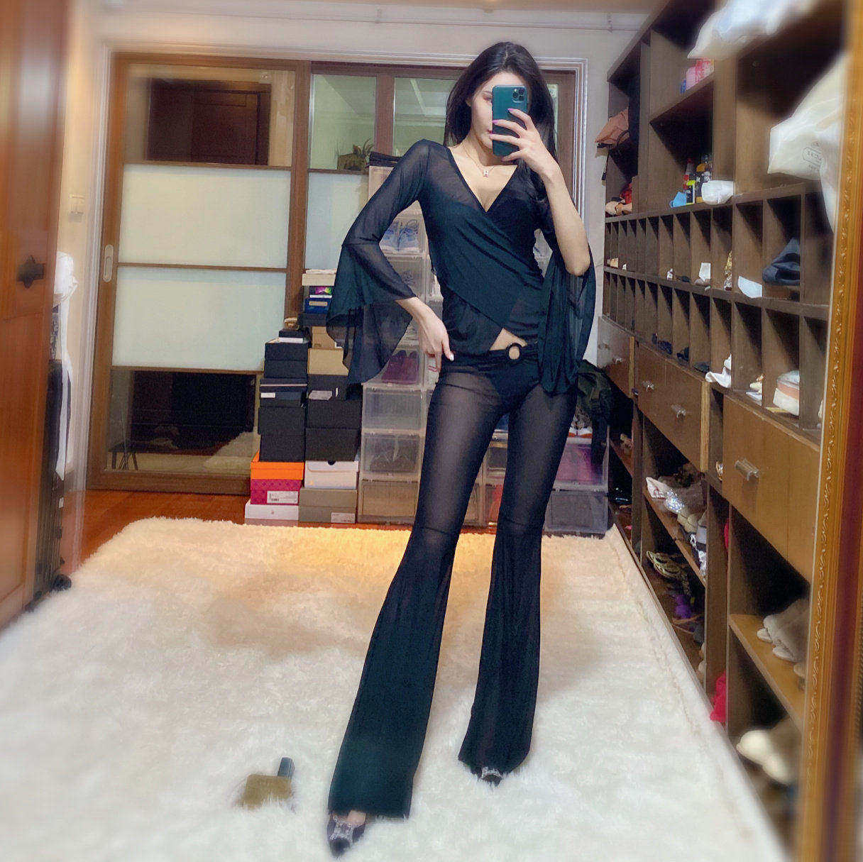 夜总会桑拿技师性感低胸工服夜场上班衣服KTV诱惑女装工衣套装