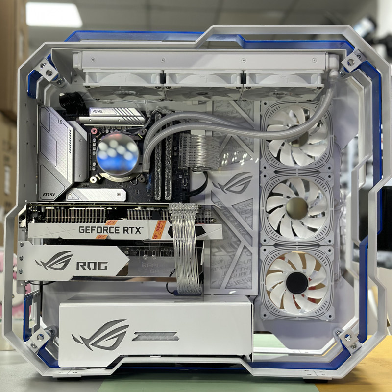 炽果zc07菠萝离子分体式水冷电脑台式主机diy电竞高端散热i7 3070