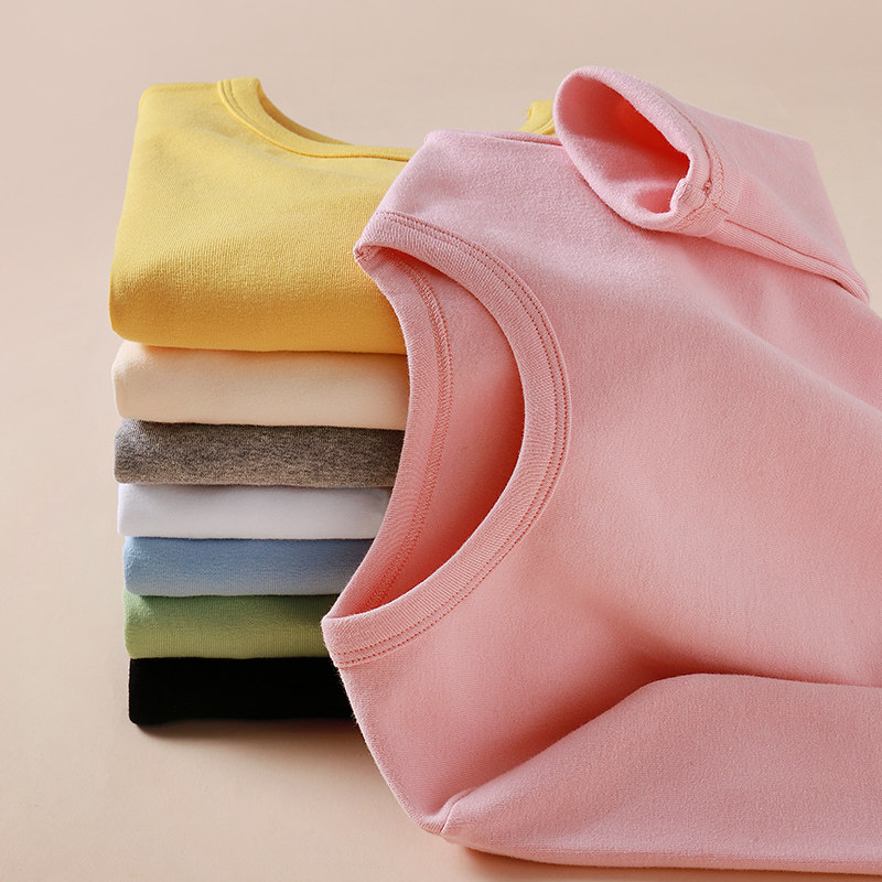 儿童纯棉打底衫秋冬款女童内搭圆领长袖t恤春秋装中大童男童上衣,童装/婴儿装/亲子装,T恤,淘宝优惠券,粉丝福利购,淘宝优惠卷