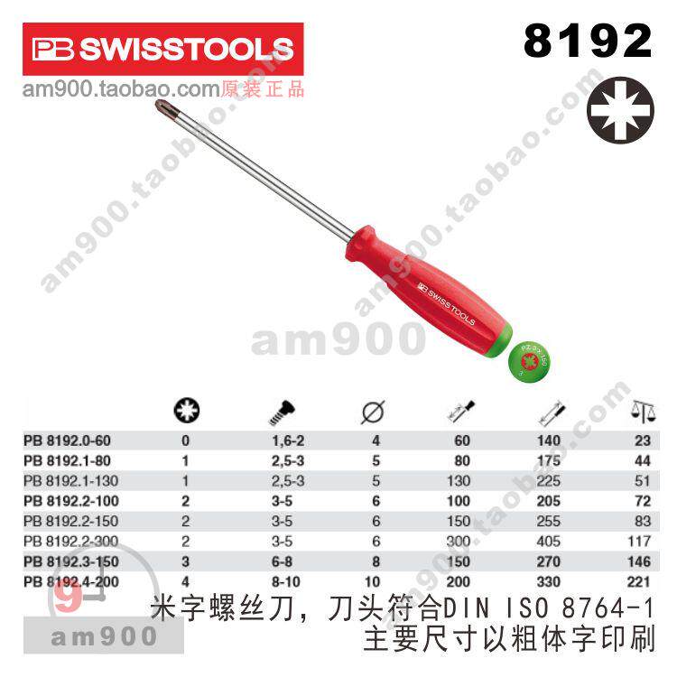 Tournevis pour réparation vélo PB SWISS TOOLS - Ref 2296206 Image 1