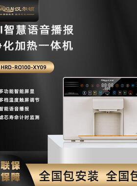 汉尔顿加热一体净水器HRD-RO100-XY09 农村井水自来水RO反渗透过