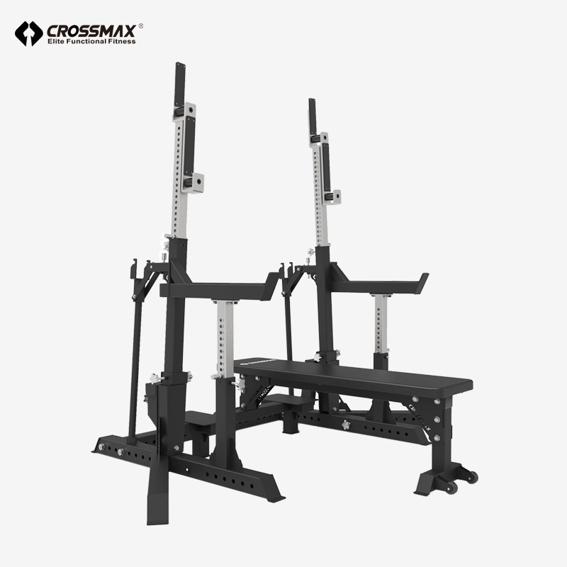 重型力量举比赛专用架IPF卧推深蹲架可家用可内倾竞赛架CROSSMAX