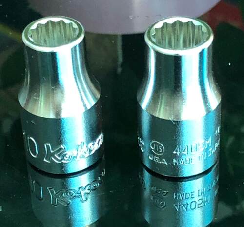 清仓 进口日本Koken工具 1/2方 4405M系列 公制12角梅花套筒