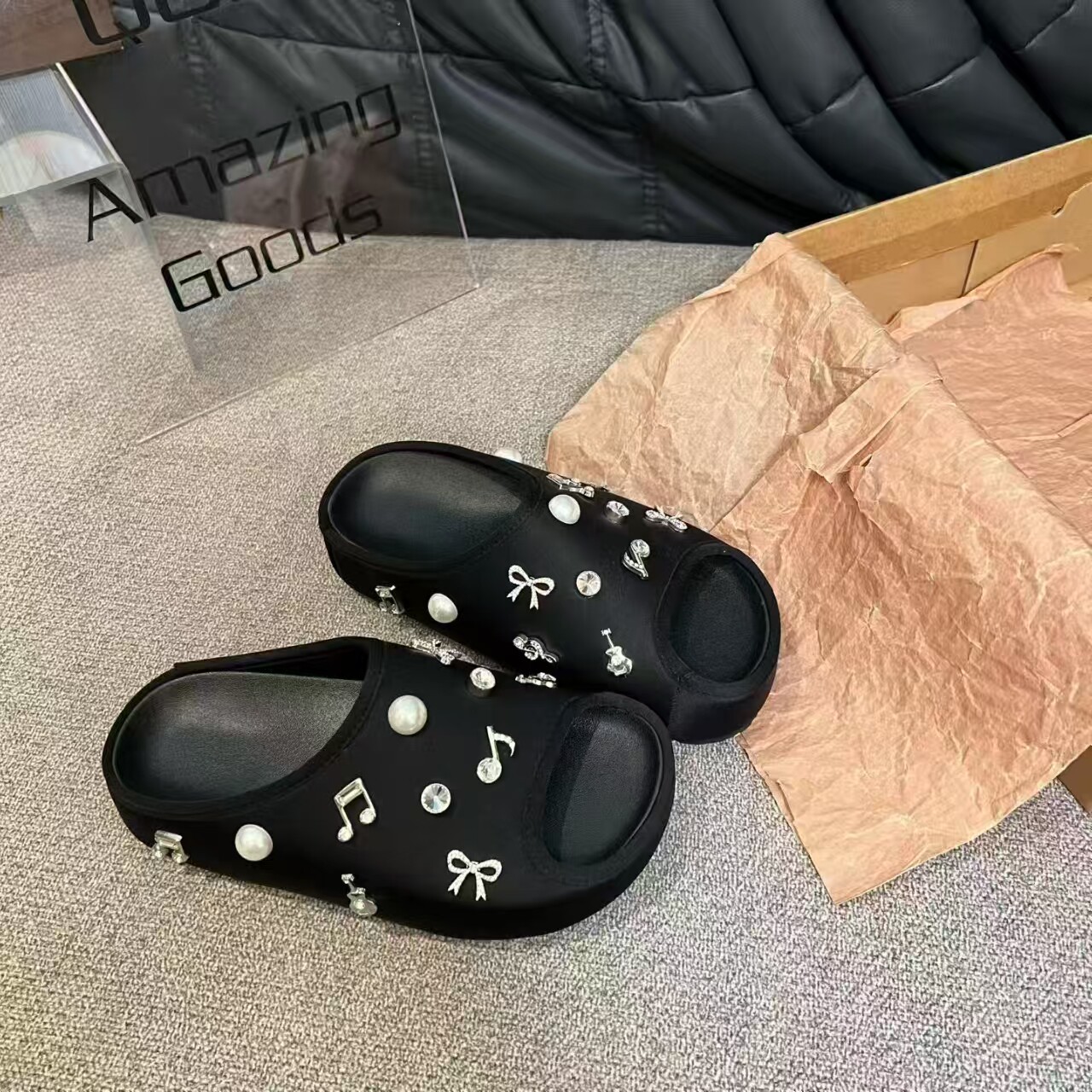 欧洲站着潮酷厚底增高凉拖女2026夏季新款气质松糕高时尚爆款拖鞋