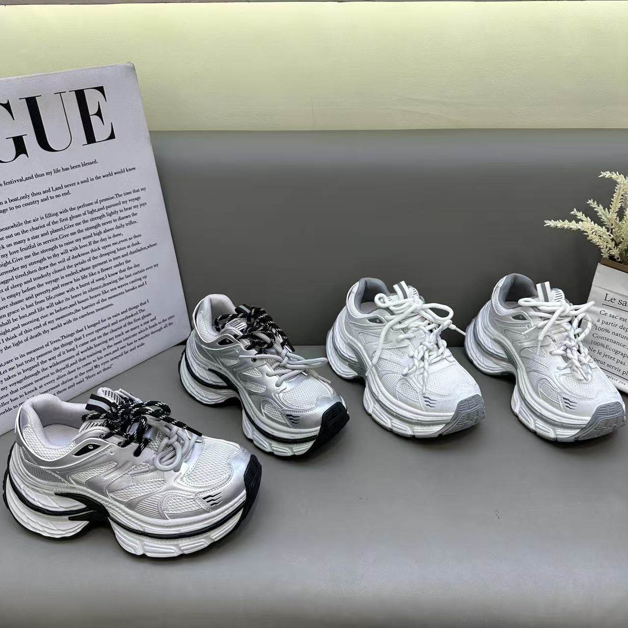 2026年新款厚网透气百搭轻便增高休闲运动鞋女复古做旧小个子单鞋,女鞋,棉鞋,淘宝优惠券,粉丝福利购,淘宝优惠卷