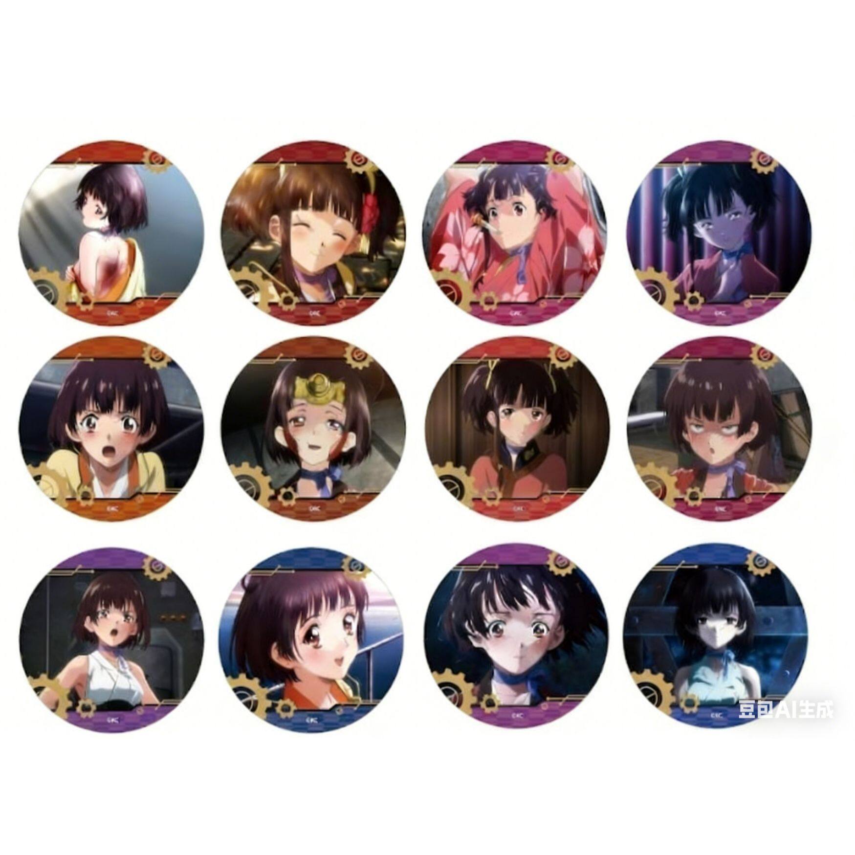正版IG.WIT新品 甲铁城的卡巴内利周边吧唧徽章盲盒盲抽端盒