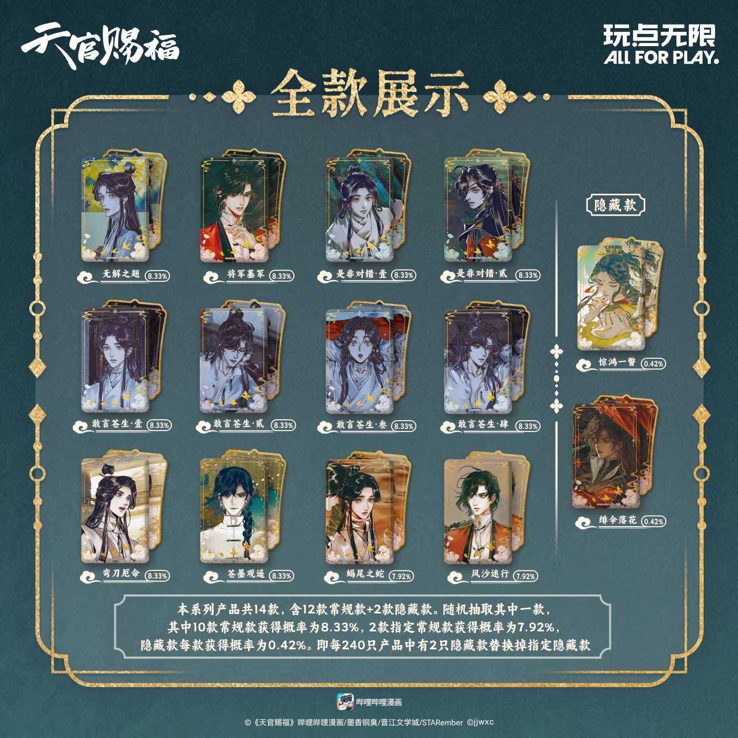 新品天官赐福花萦翎语系列周边