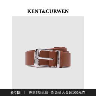 肯迪文2026男女同款 KENT&CURWEN 三狮牛皮革腰带皮带 秀款