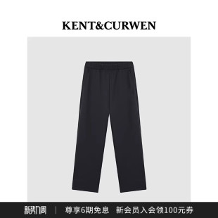 直筒休闲裤 KENT&CURWEN 肯迪文秋冬系列男腰部抽绳薄款